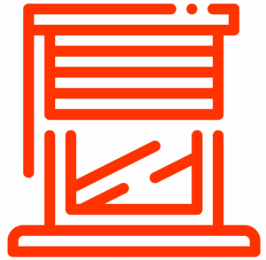 Icono Ventana de Pvc con persiana