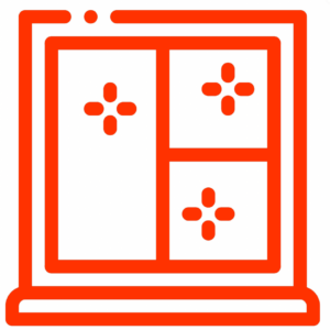 Icono ventana de diseño PVC