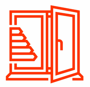 Icono eficiencia energetica en ventanas