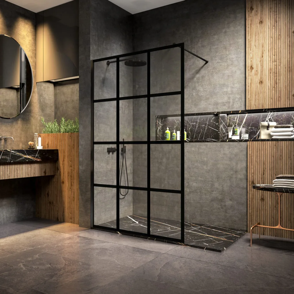 Mampara fija de ducha walk-in