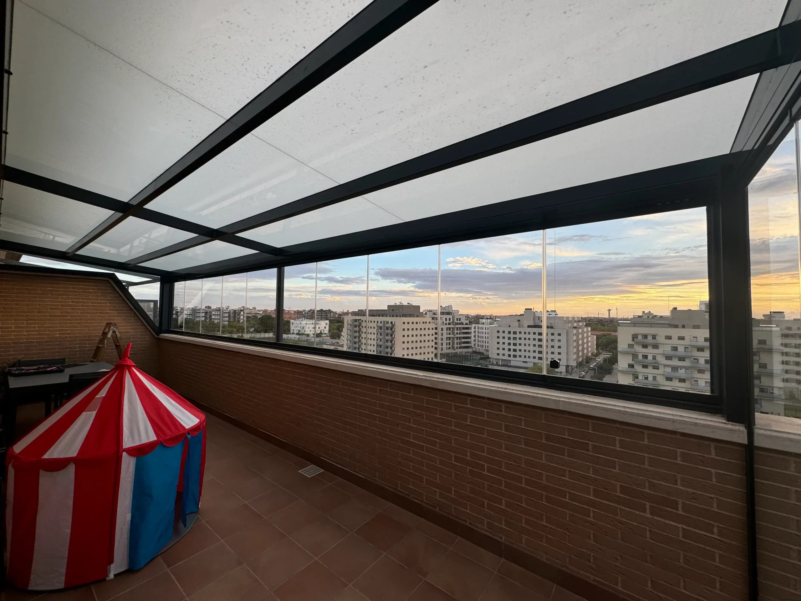 Techo de cristal panorámico