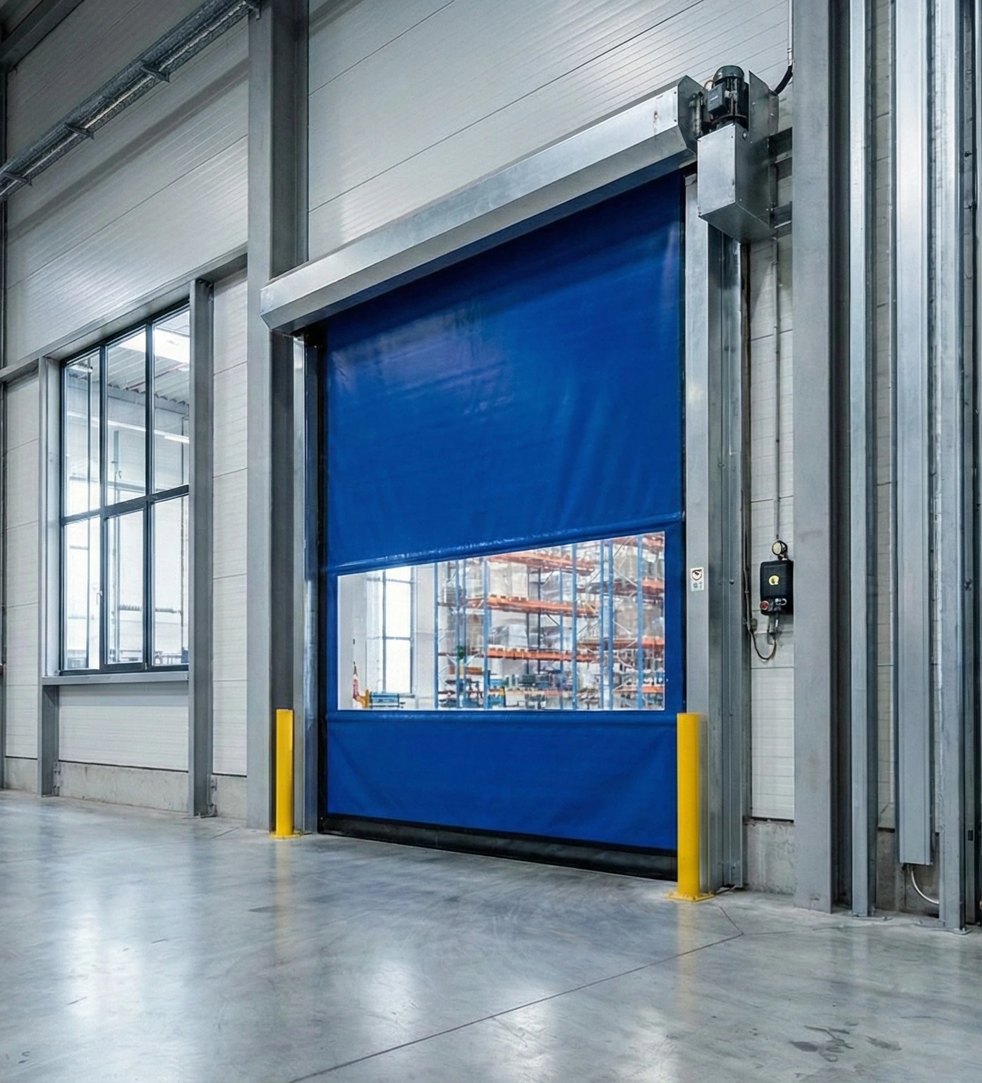 Puerta rápida industrial lona PVC